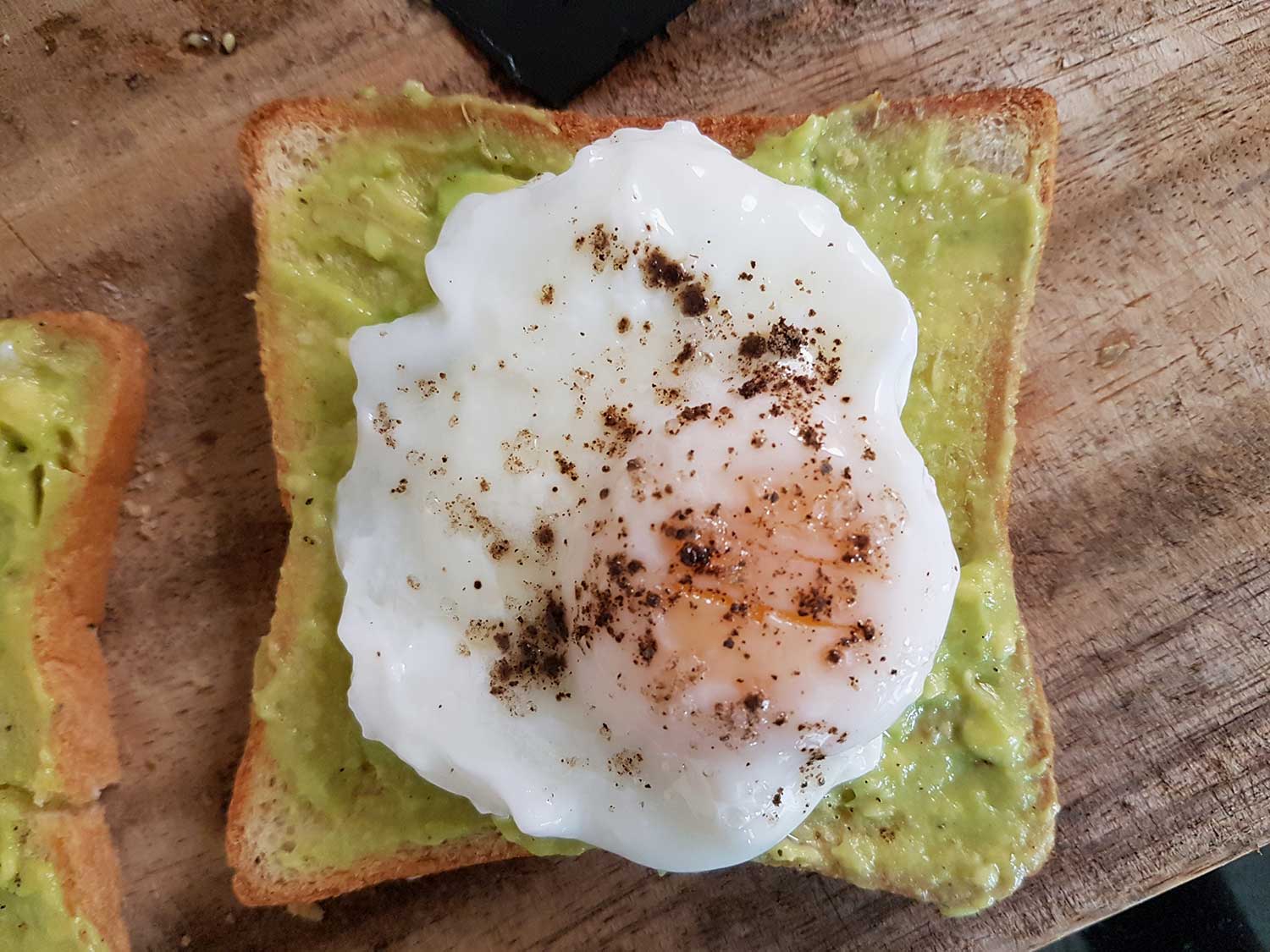 Avocado Toast with Poached Egg