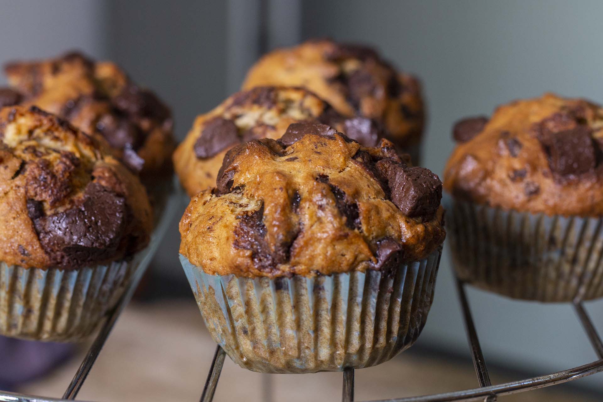 Chocolate Chunk Banana Muffin