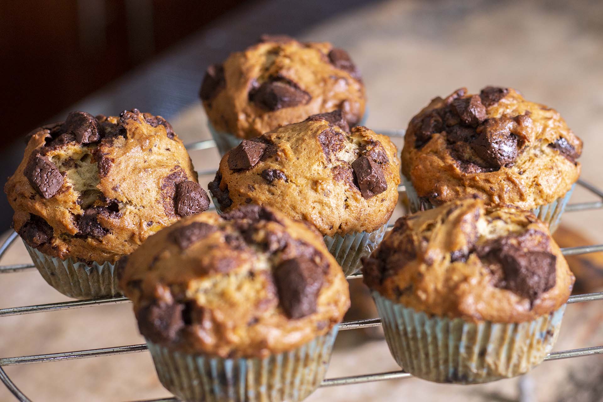 Chocolate Chunk Banana Muffin