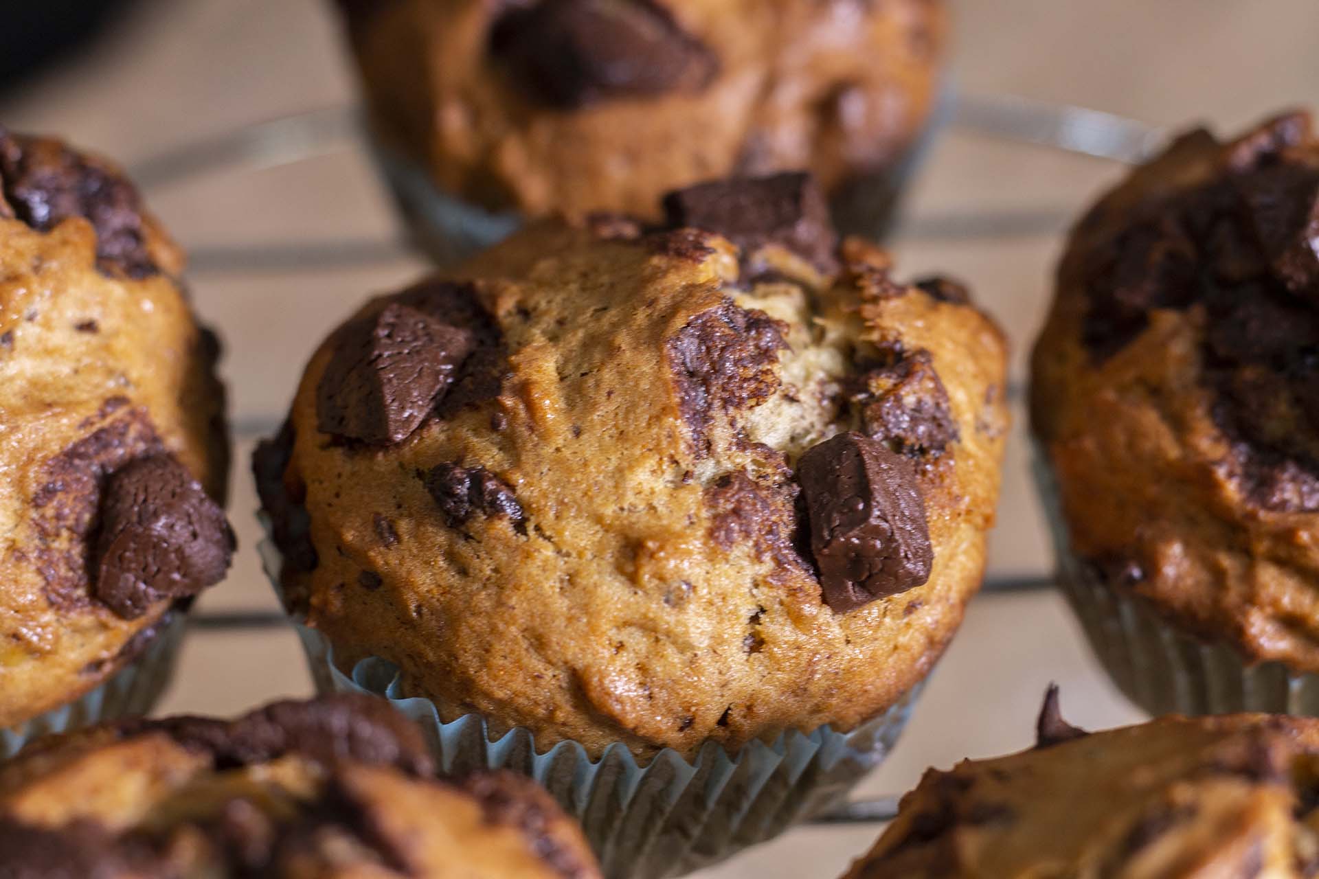 Chocolate Chunk Banana Muffin