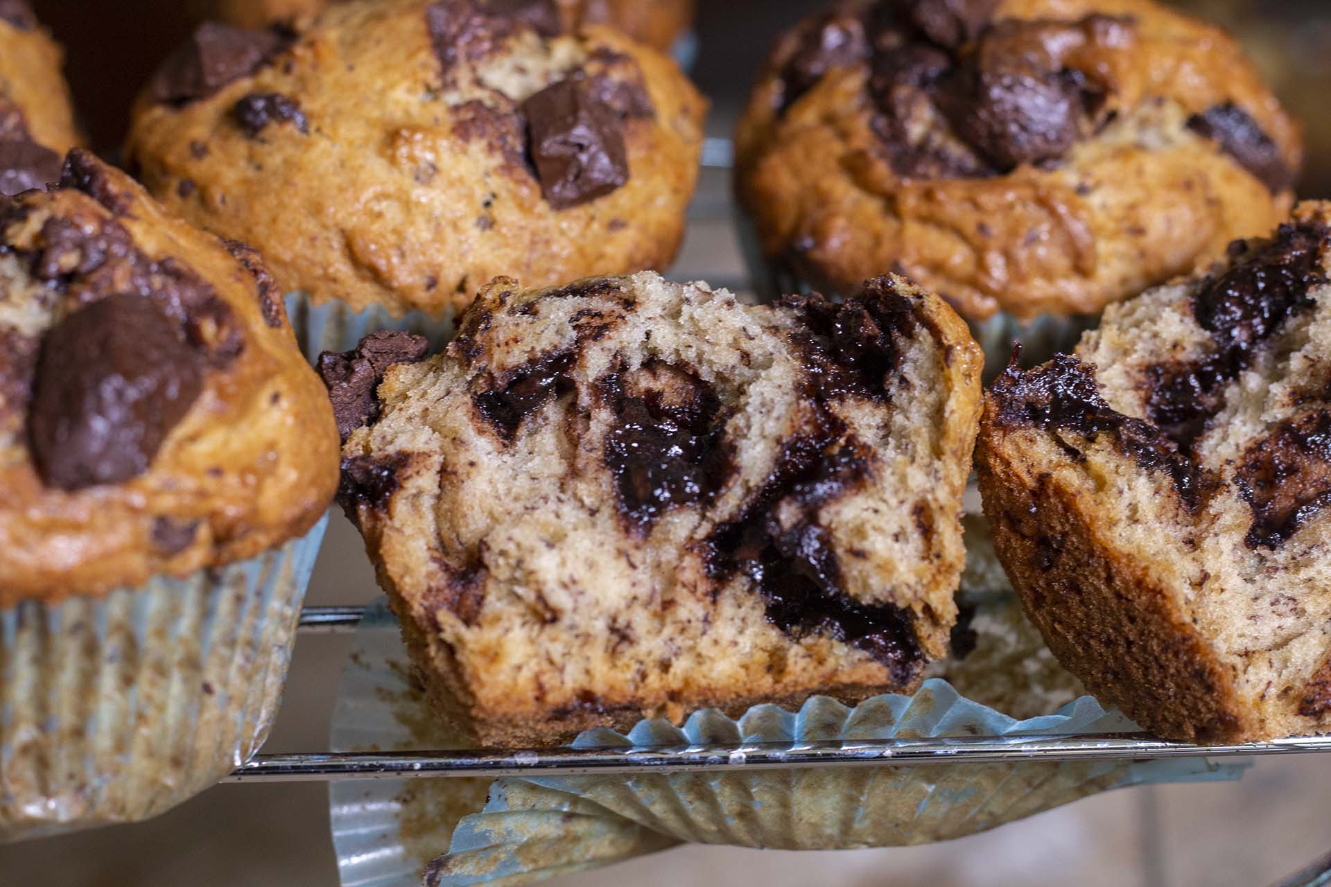 Chocolate Chunk Banana Muffin