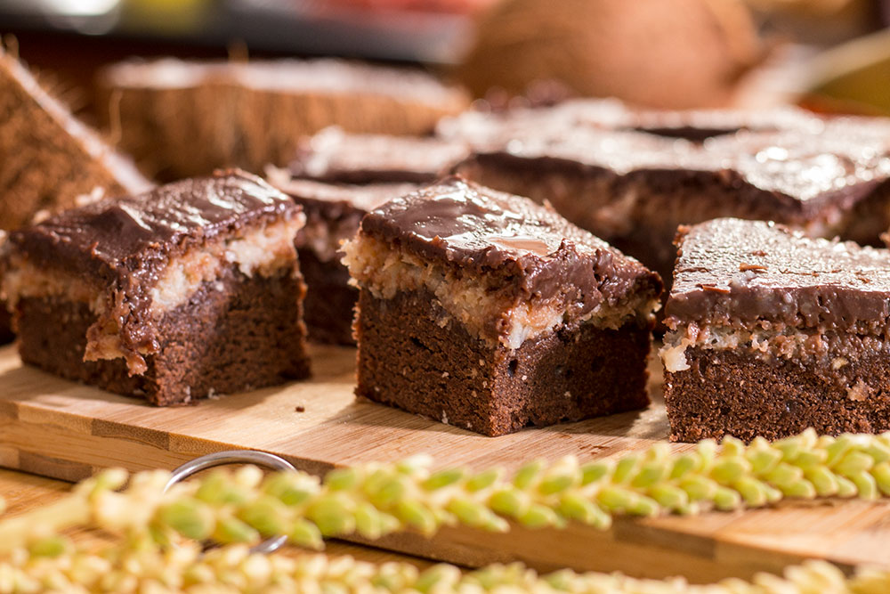 Chocolate Coconut Brownies