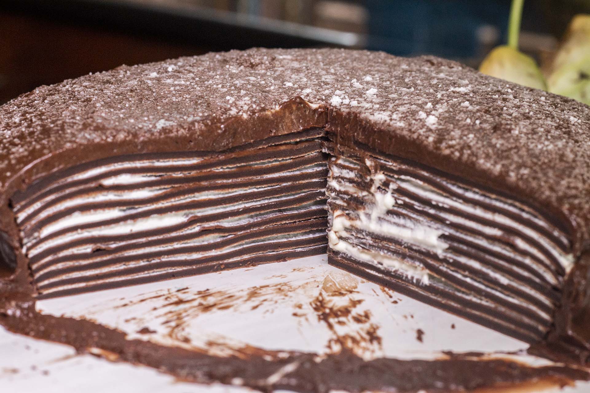 Chocolate Crepe Cake