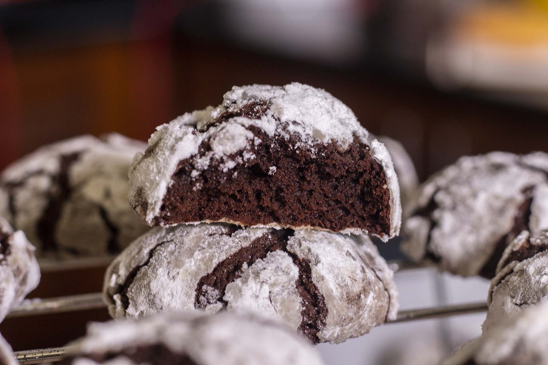 Chocolate Crinkle Cookies