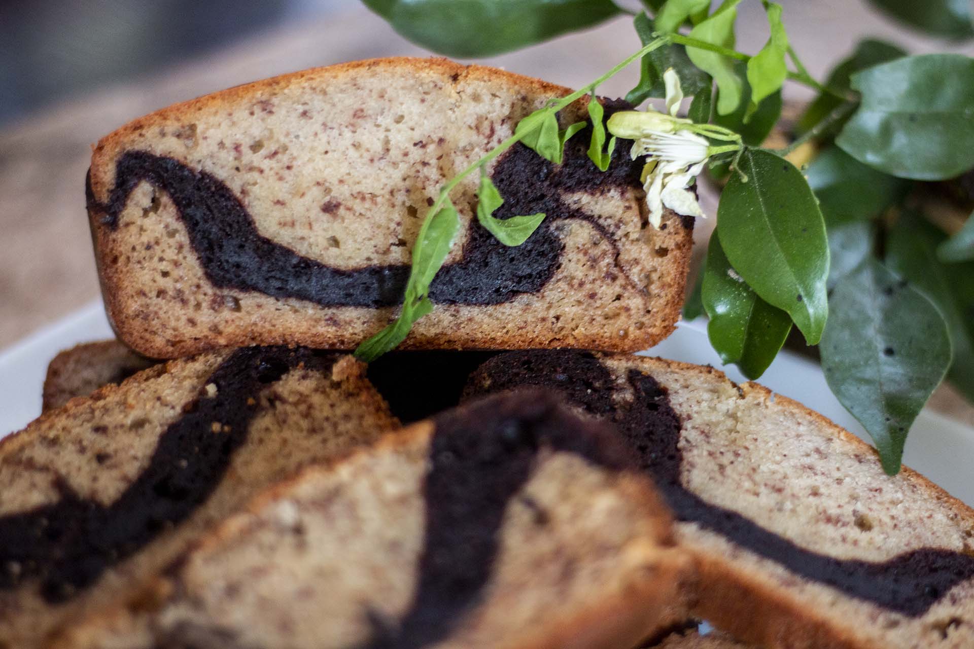 Chocolate Marble Banana Bread