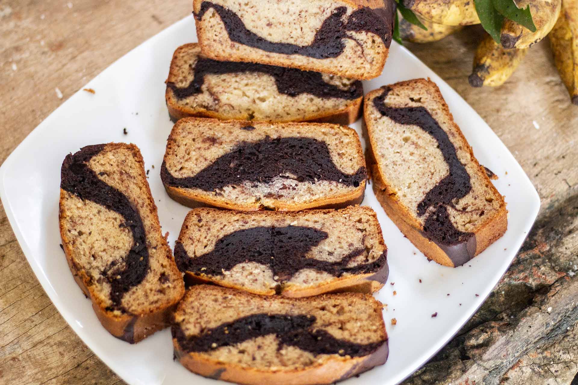 Chocolate Marble Banana Bread