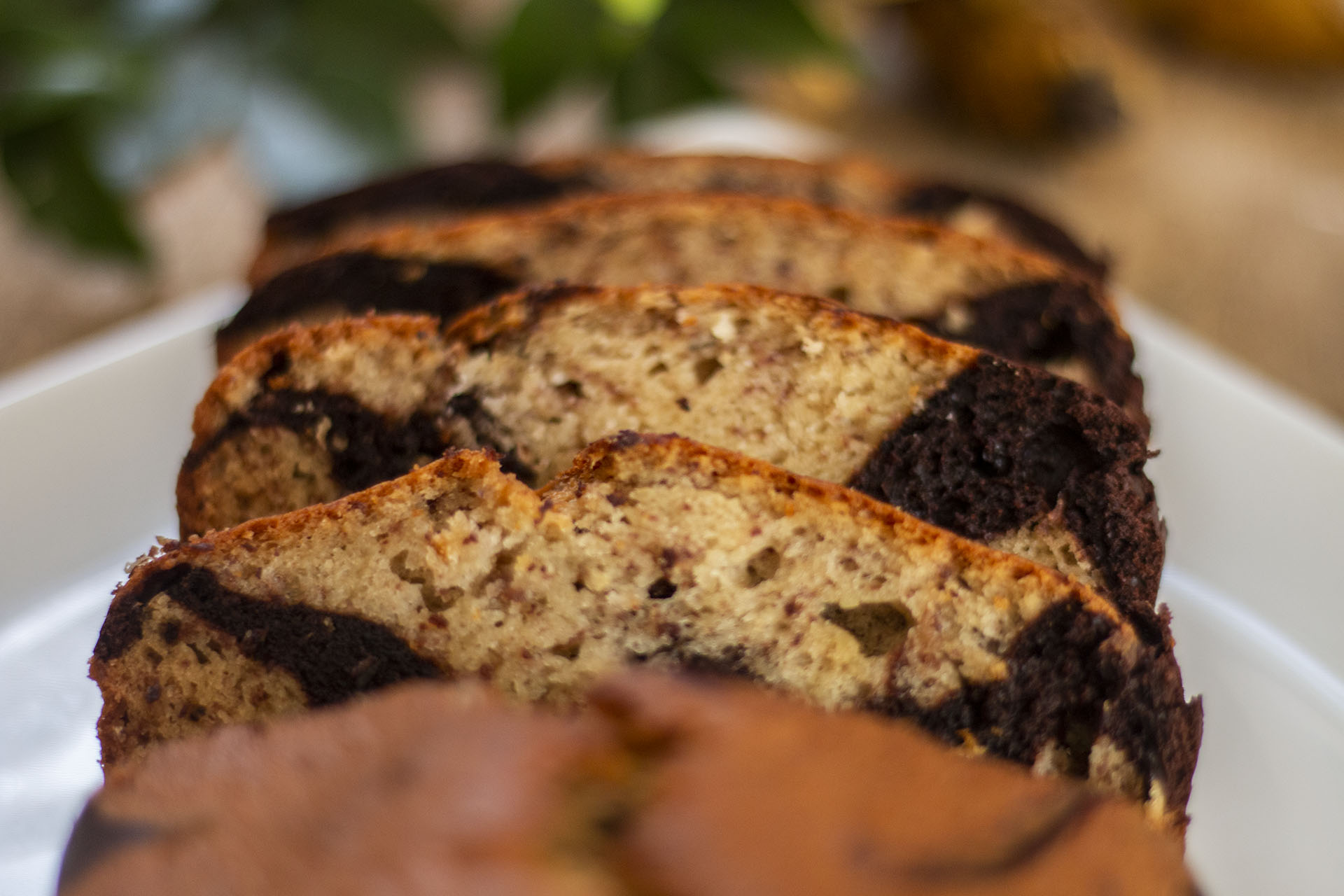 Chocolate Marble Banana Bread