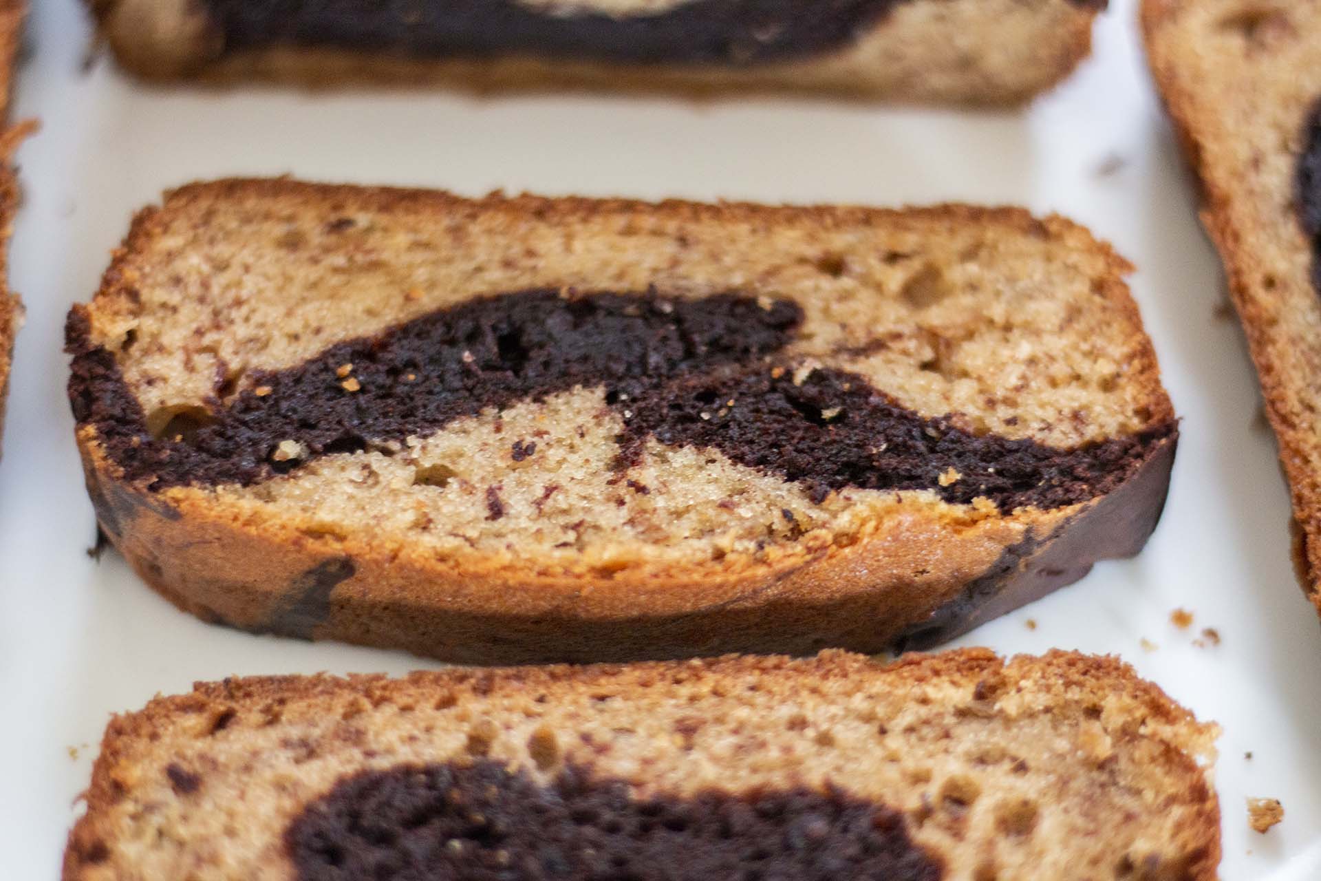 Chocolate Marble Banana Bread