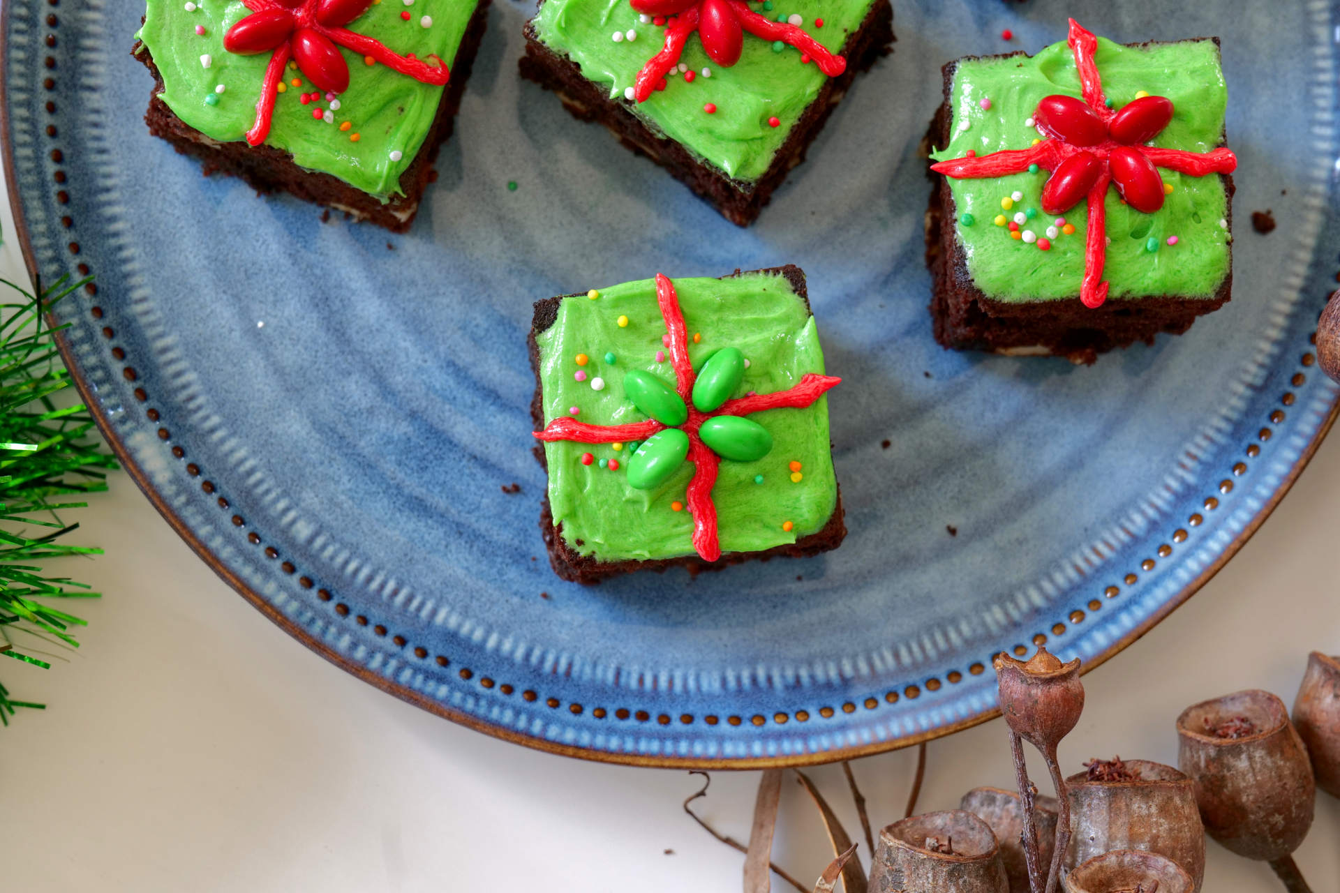 Christmas Gift Brownie Boxes