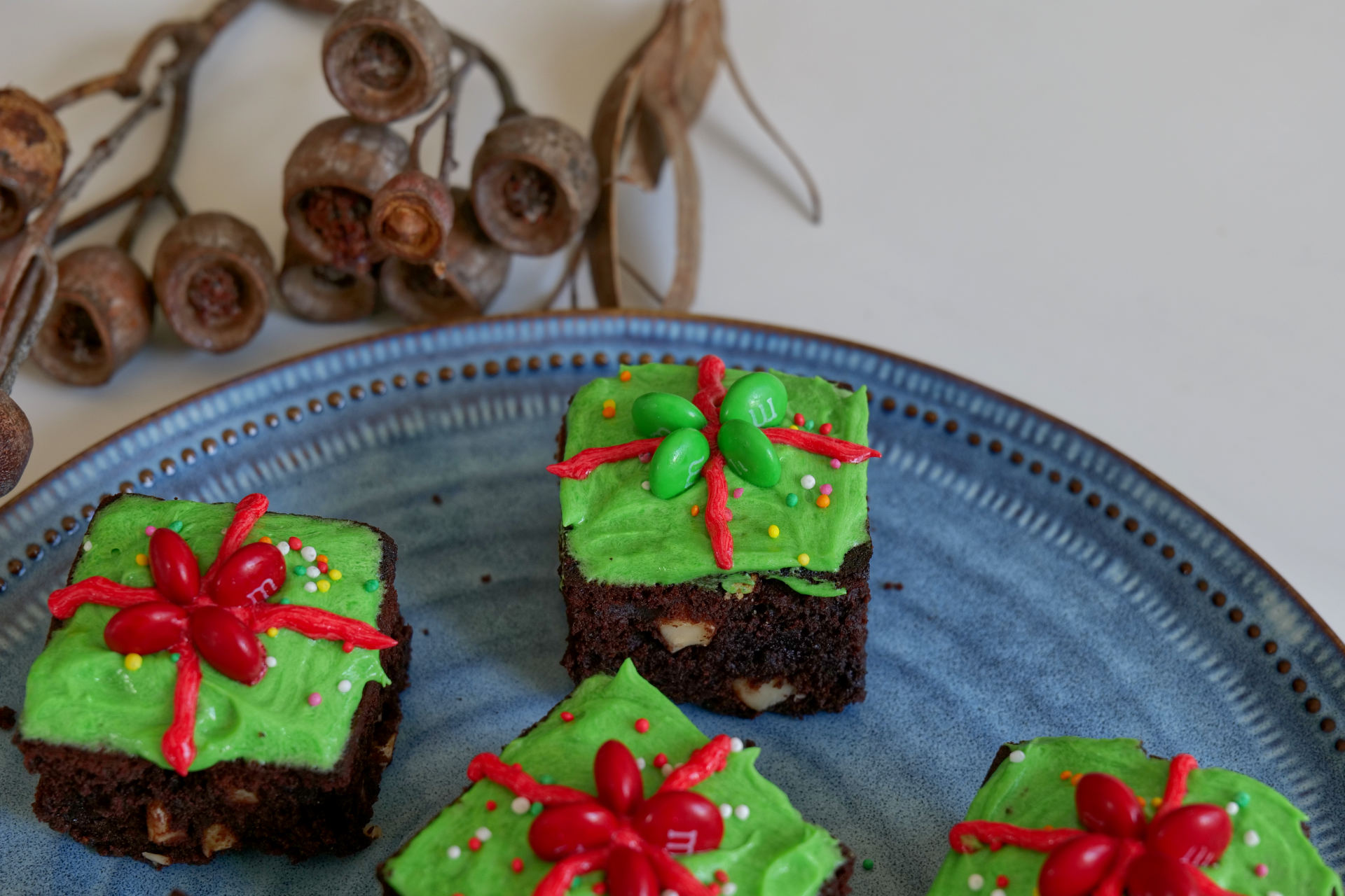 Christmas Gift Brownie Boxes