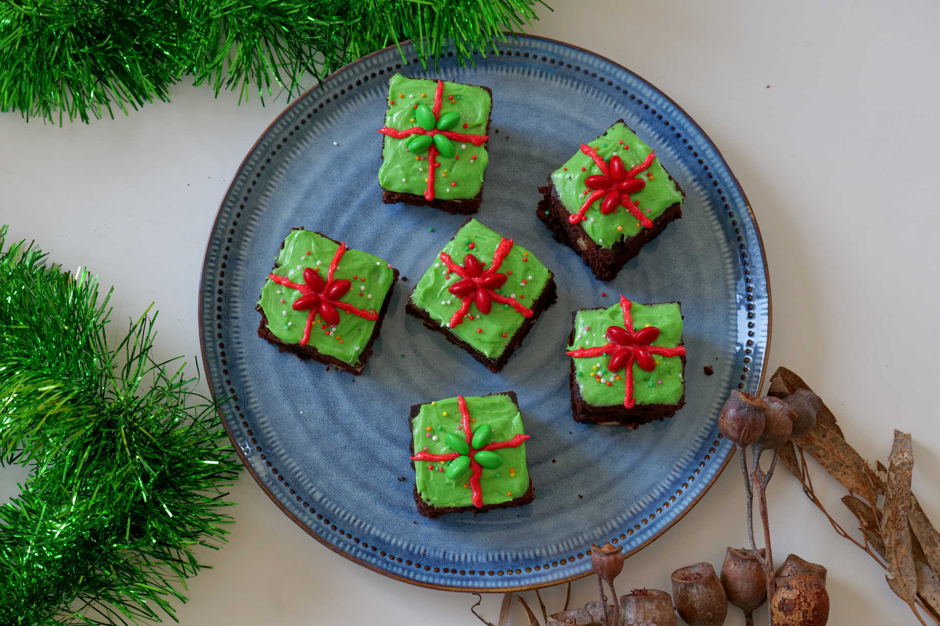 Christmas Gift Brownie Boxes