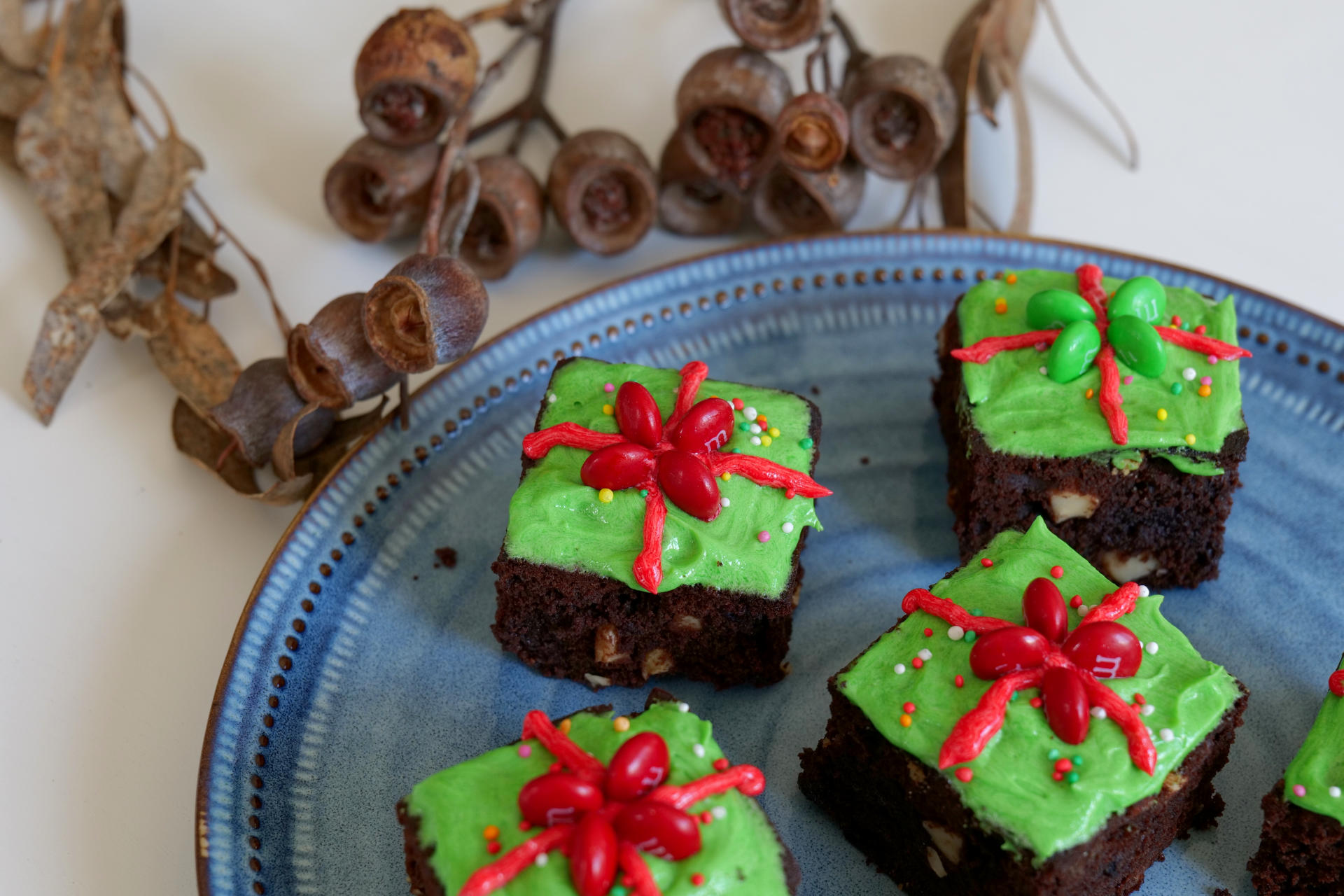 Christmas Gift Brownie Boxes