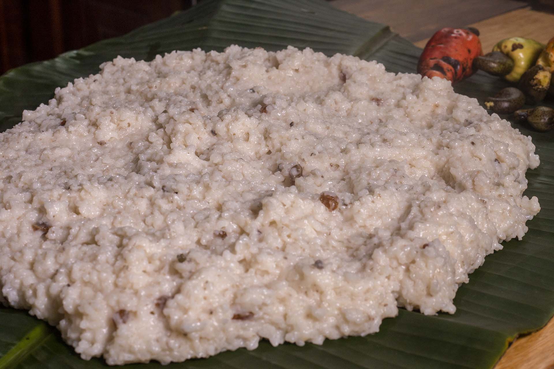 Milk Rice before cutting