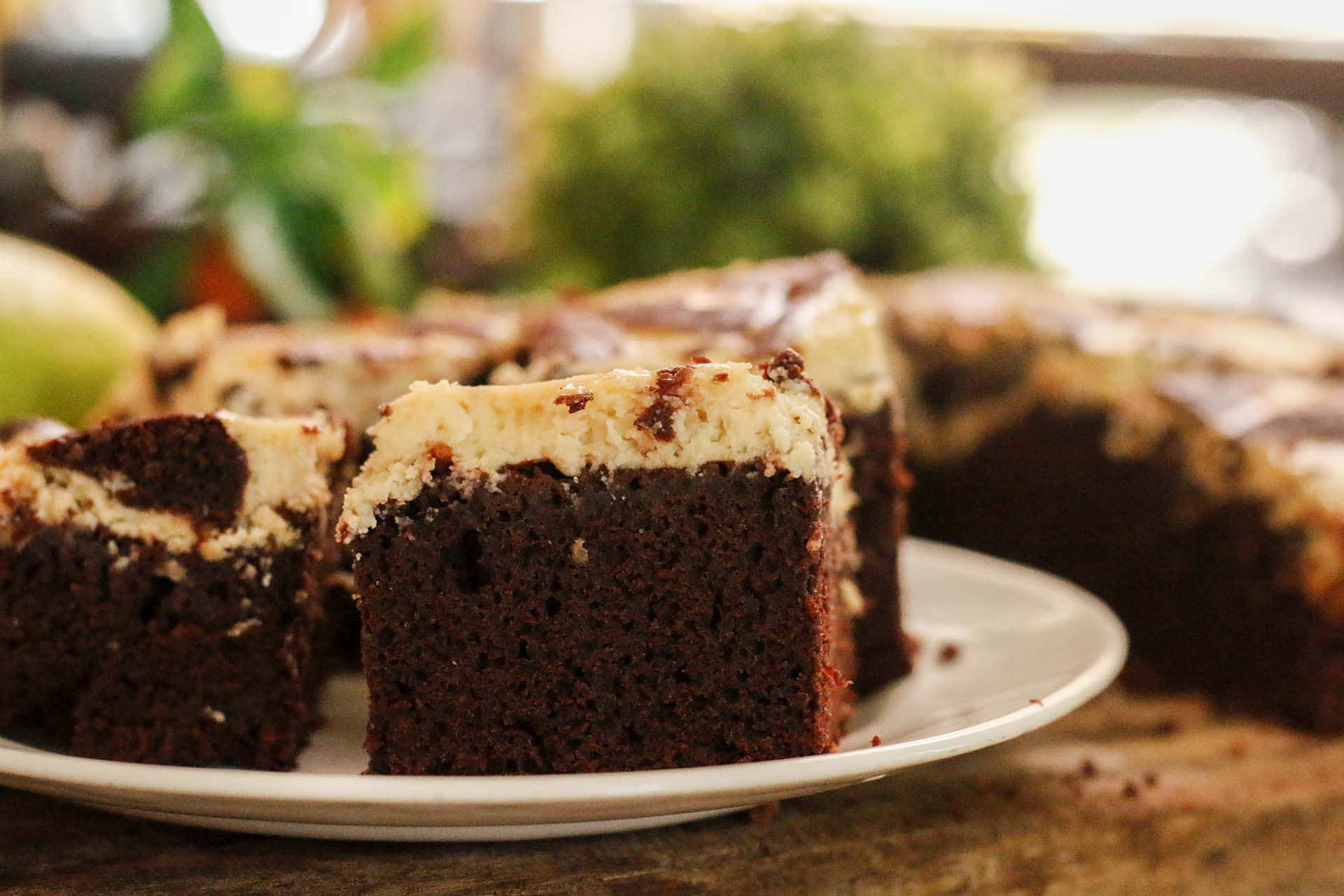 Cream Cheese Marbled Brownies