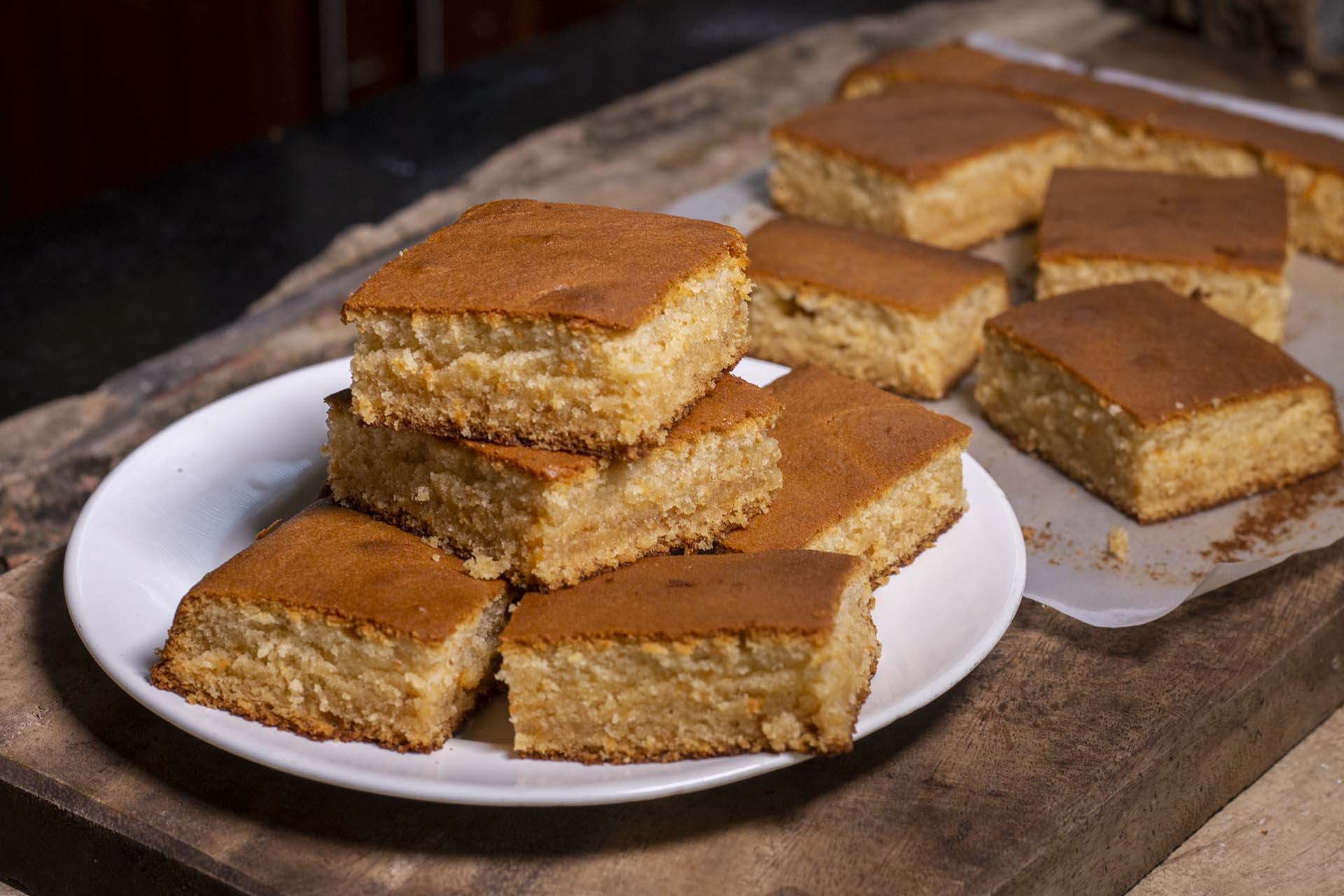 Eggless Butter Cake