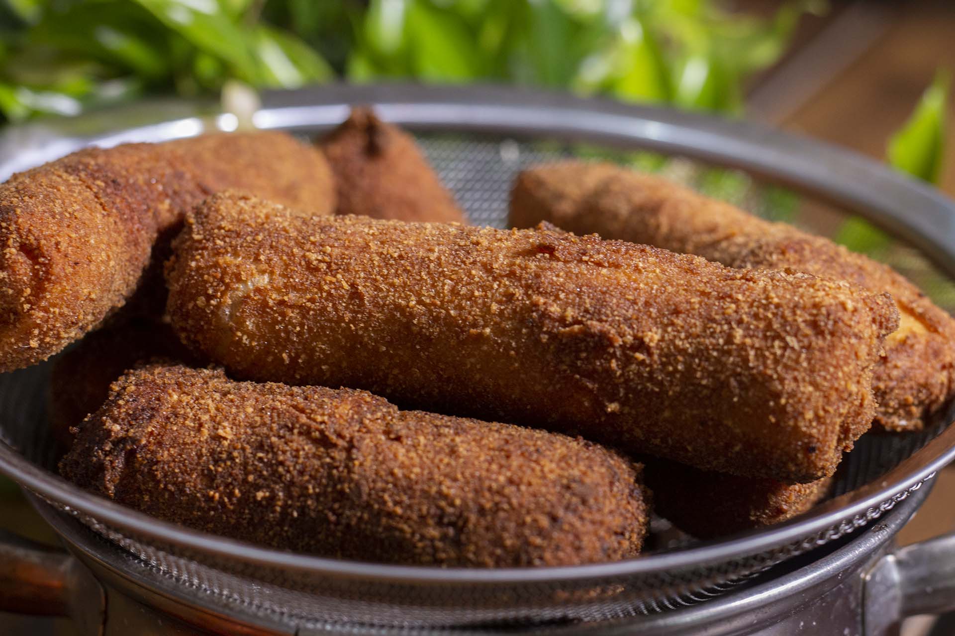 Closeup view of Fish Rolls