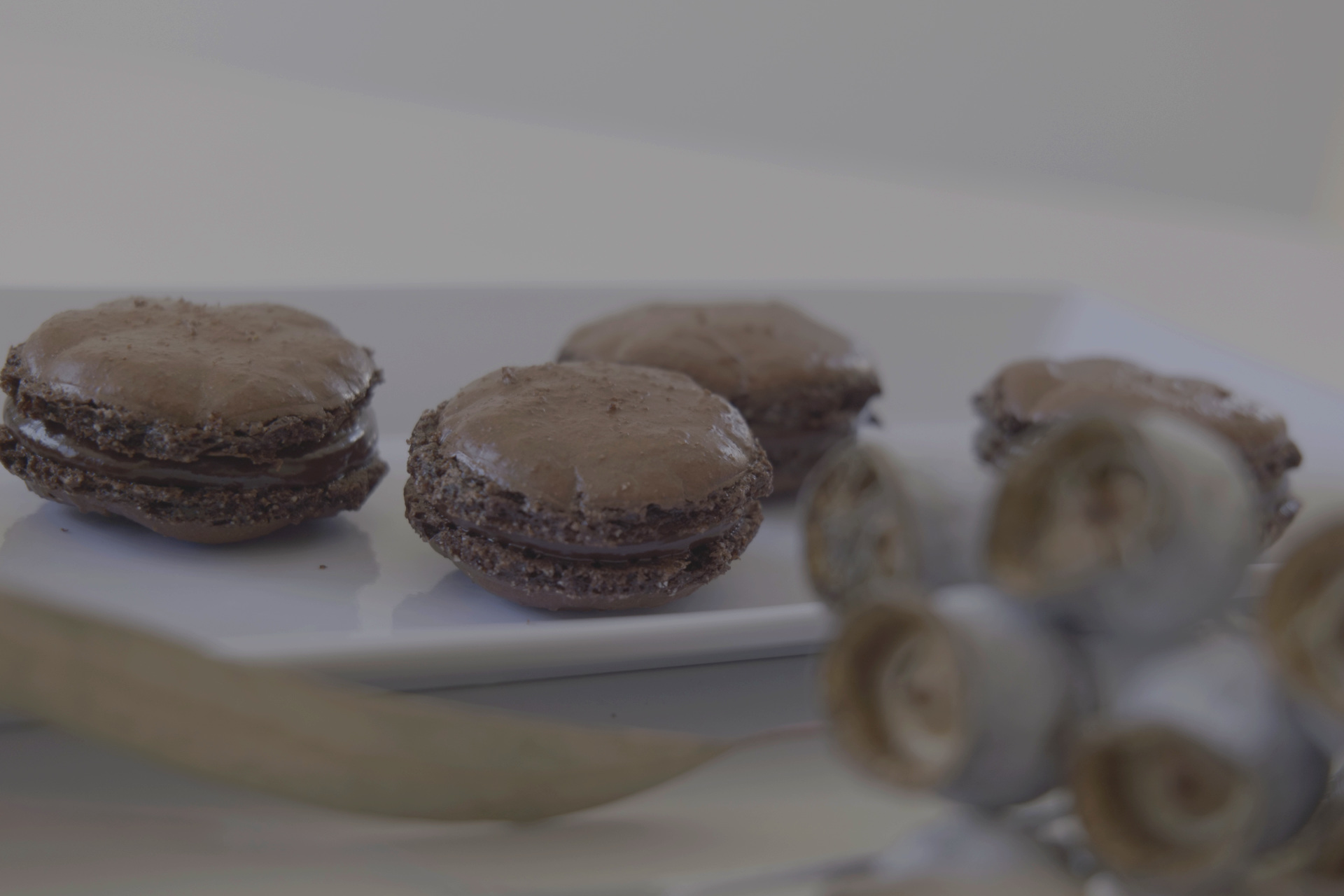 French Chocolate Macarons