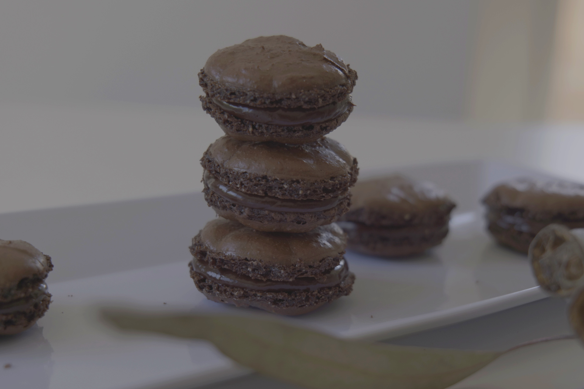 French Chocolate Macarons