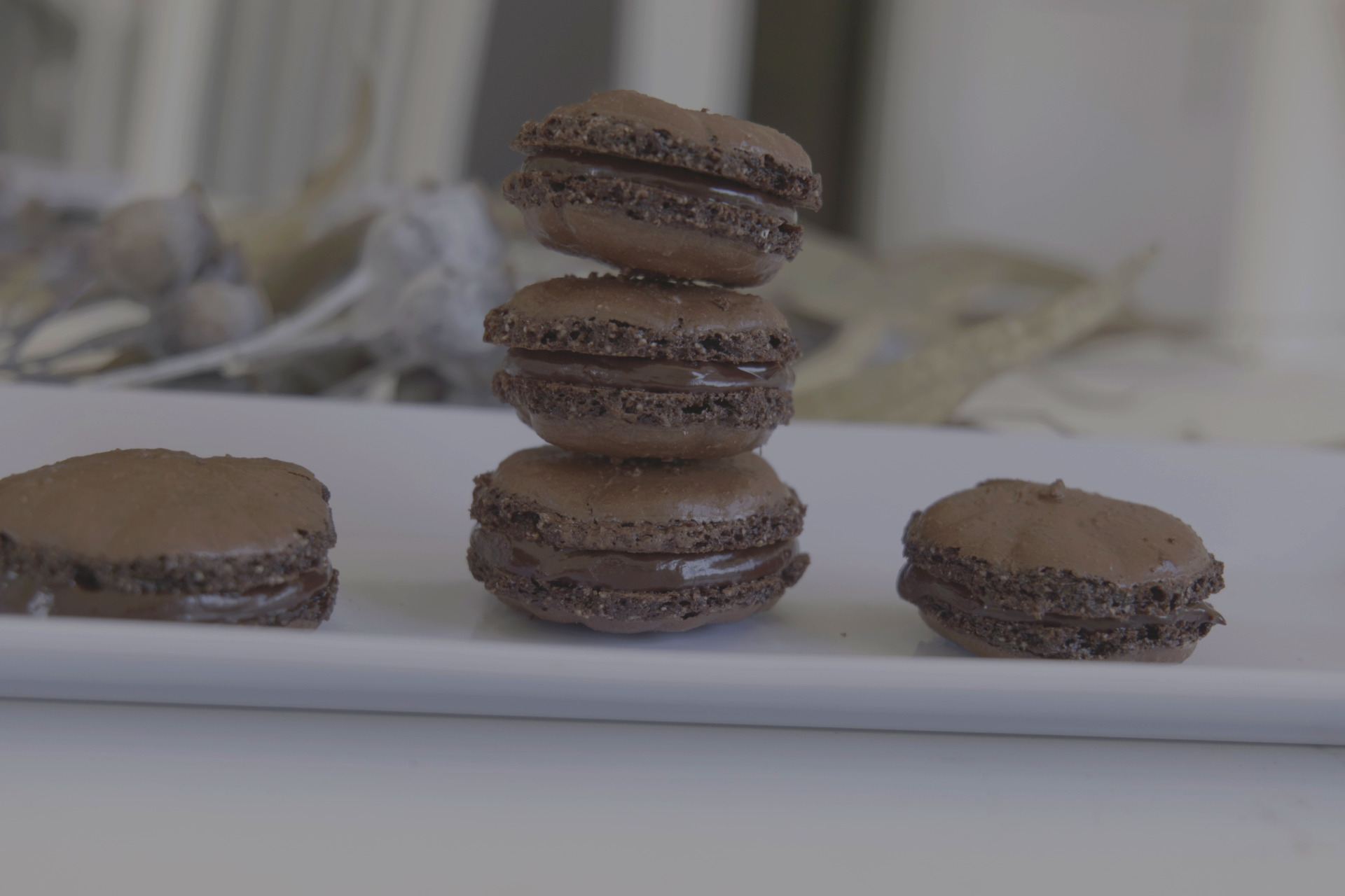 French Chocolate Macarons