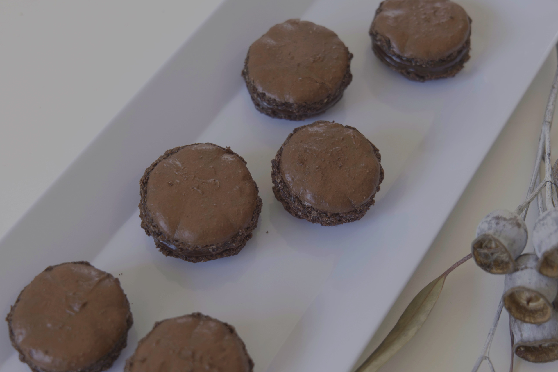 French Chocolate Macarons