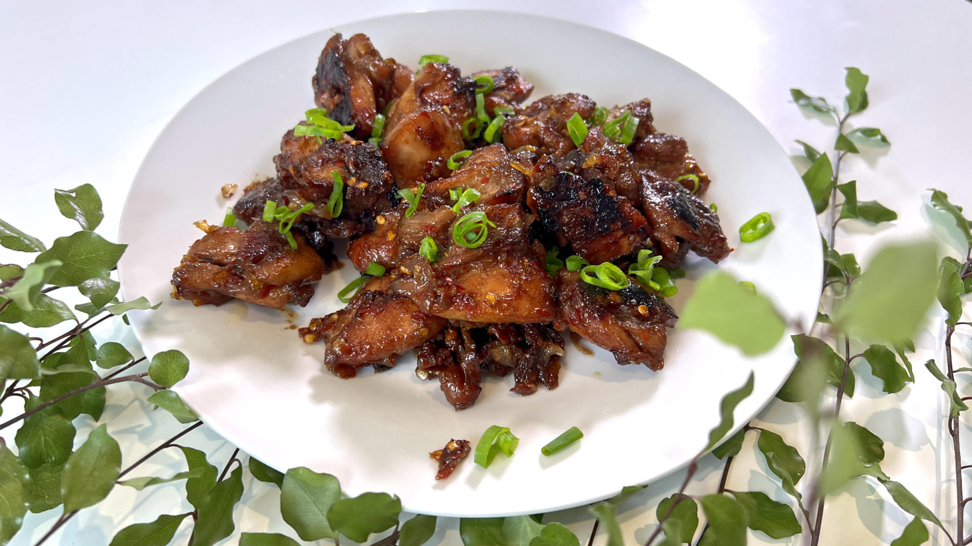 Honey Garlic Baked Chicken Thighs