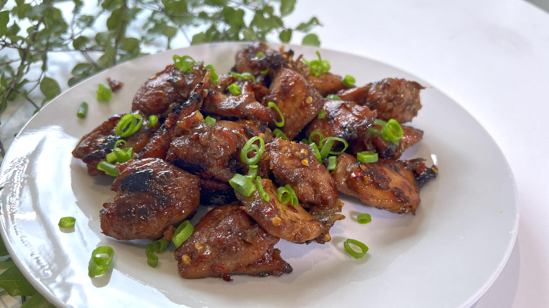 Honey Garlic Baked Chicken Thighs