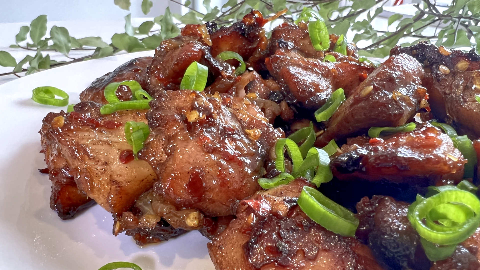 Honey Garlic Baked Chicken Thighs