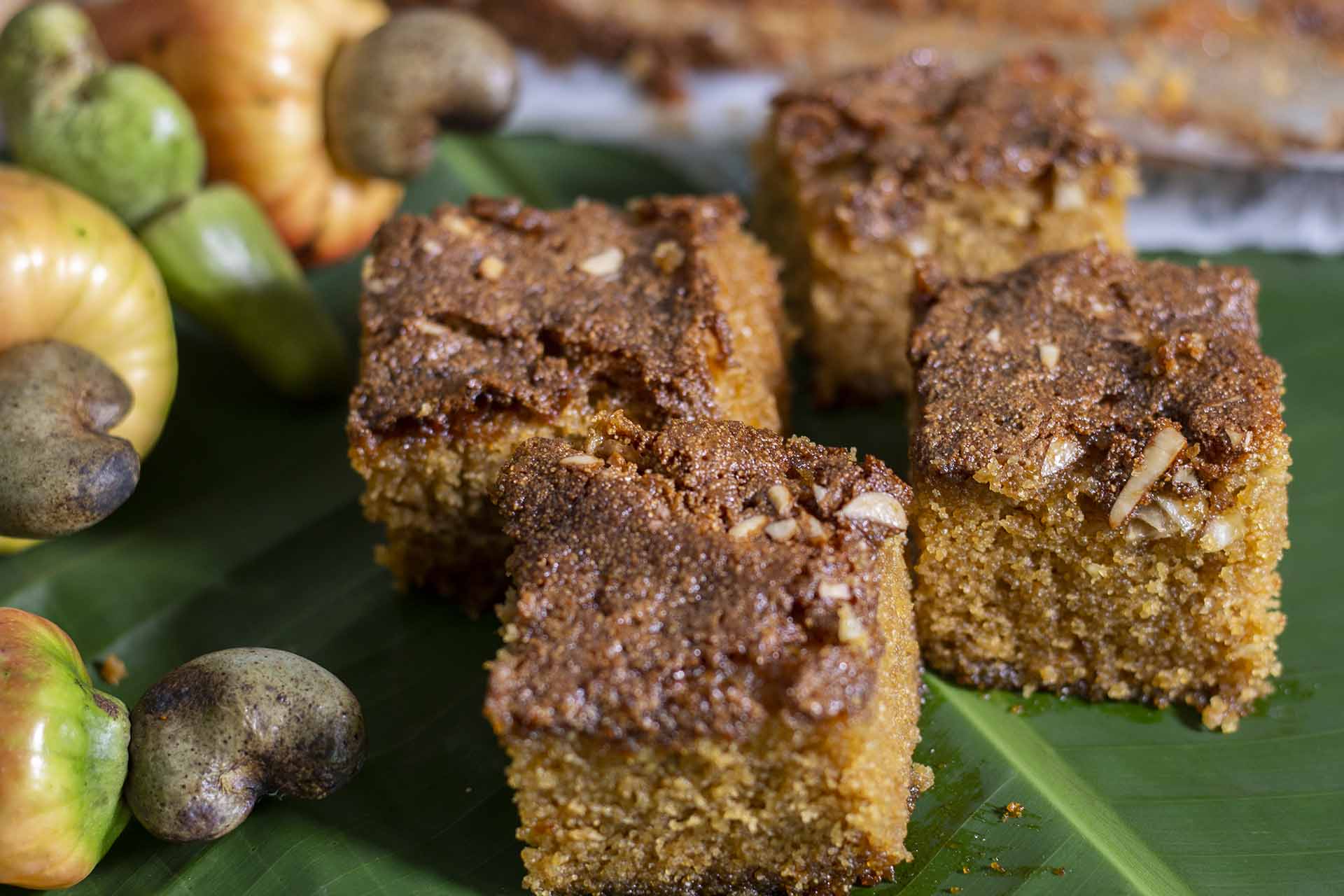 Pieces of Jaggery Cake