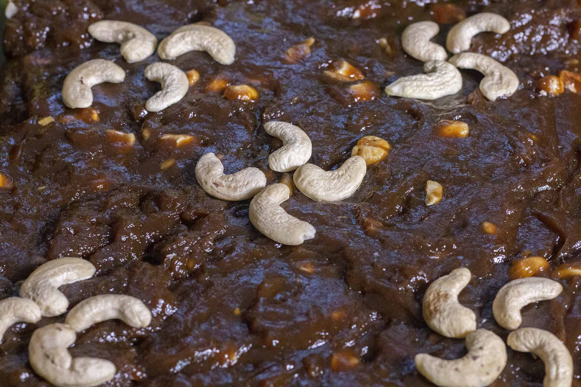 Close up view of Kalu Dodol