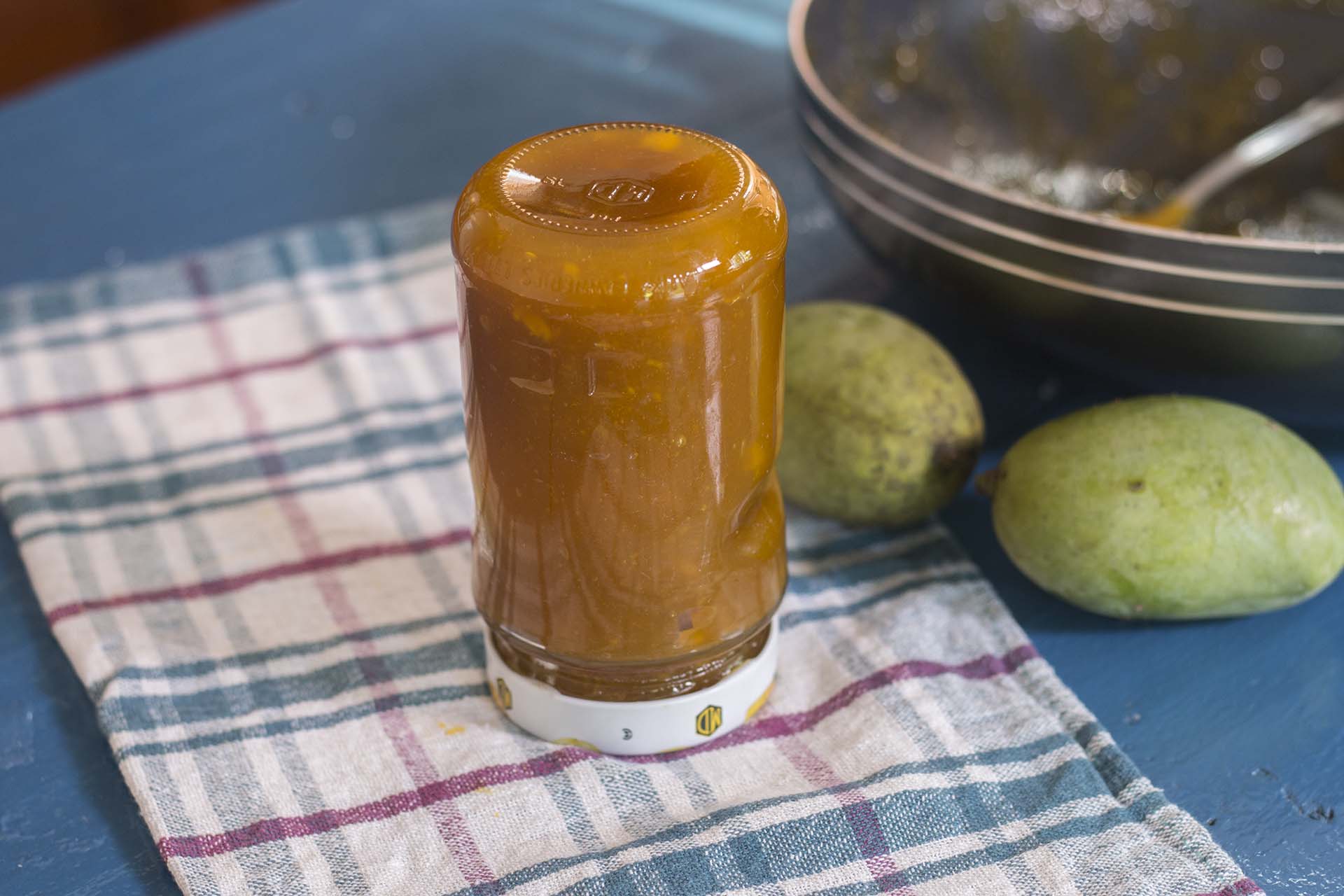 Mango Jam Bottle