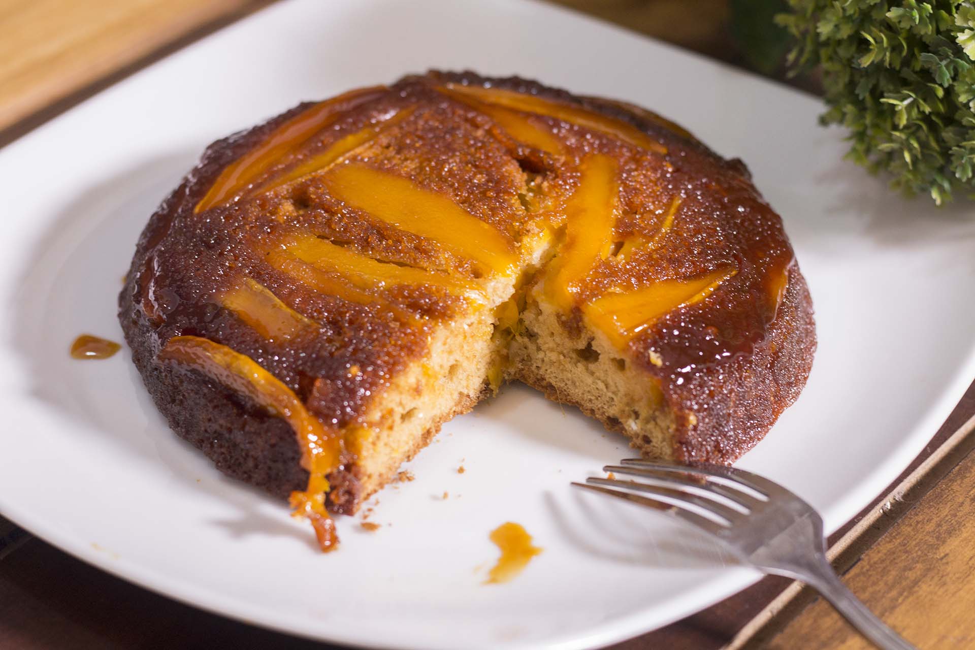 Mango Upside Down Cake