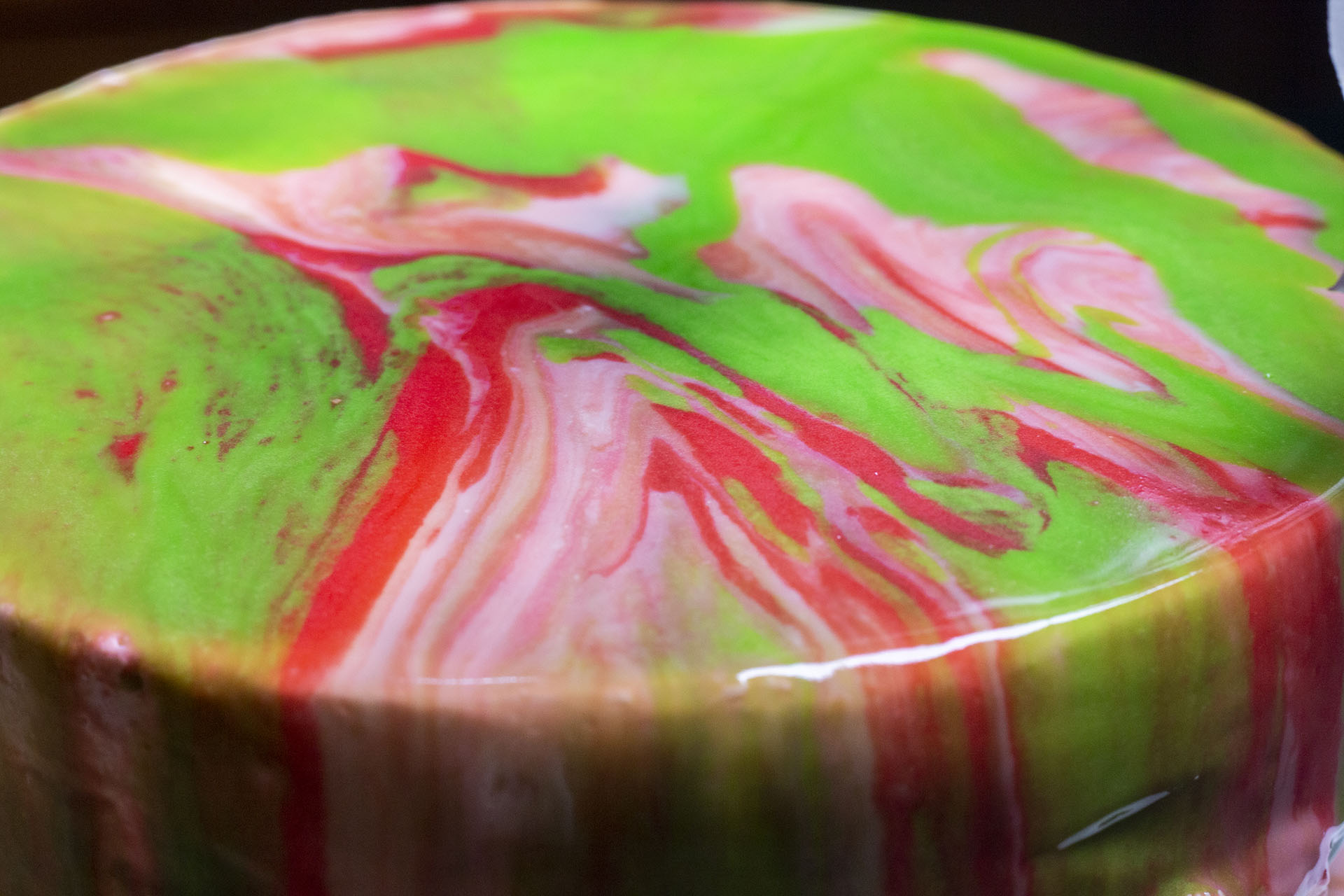 Mirror Glaze Cake