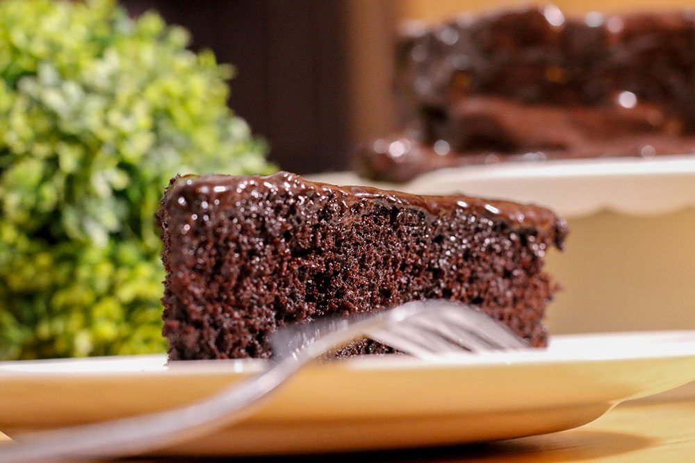 Moist Chocolate Cake Piece