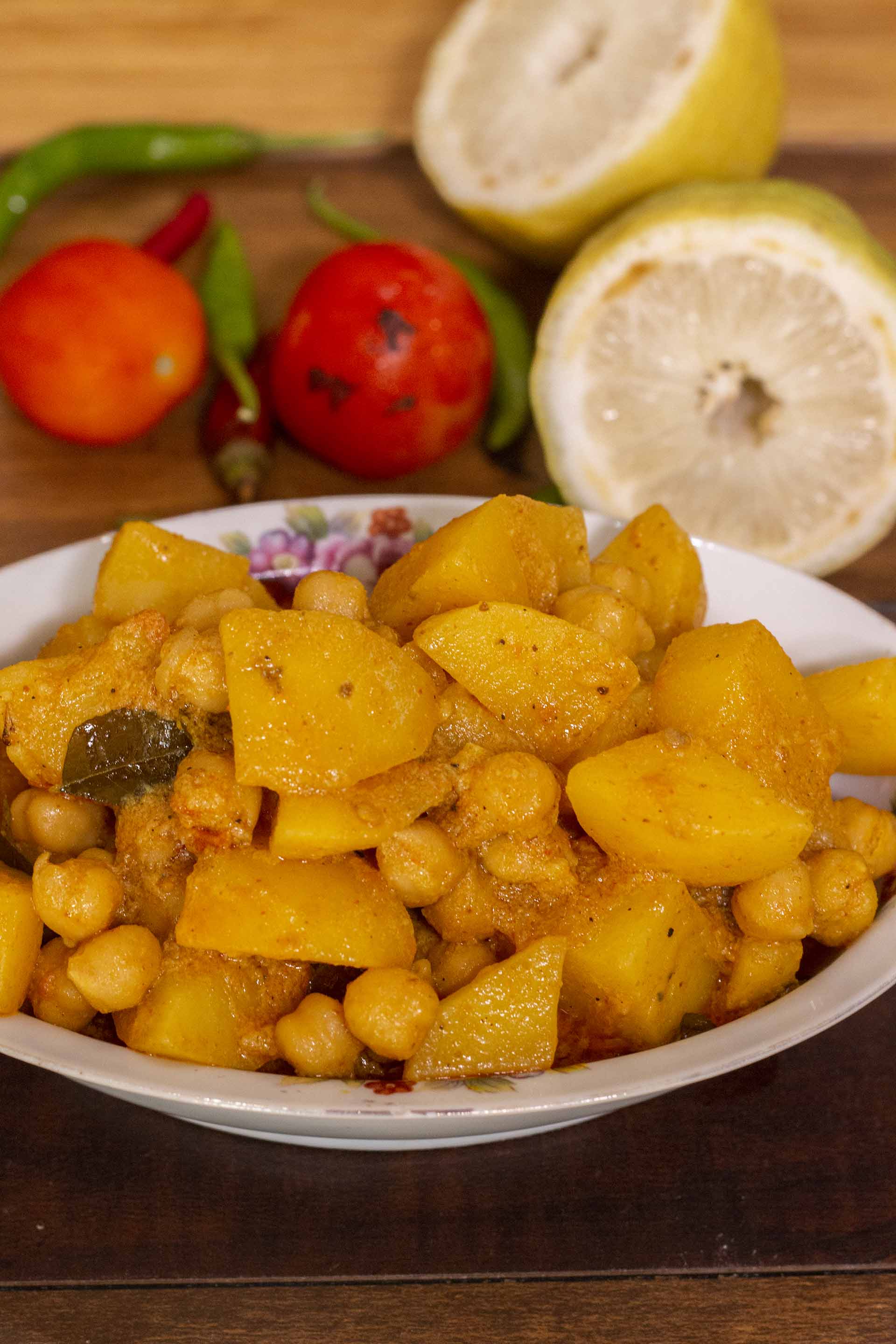 Potato Chickpea Curry