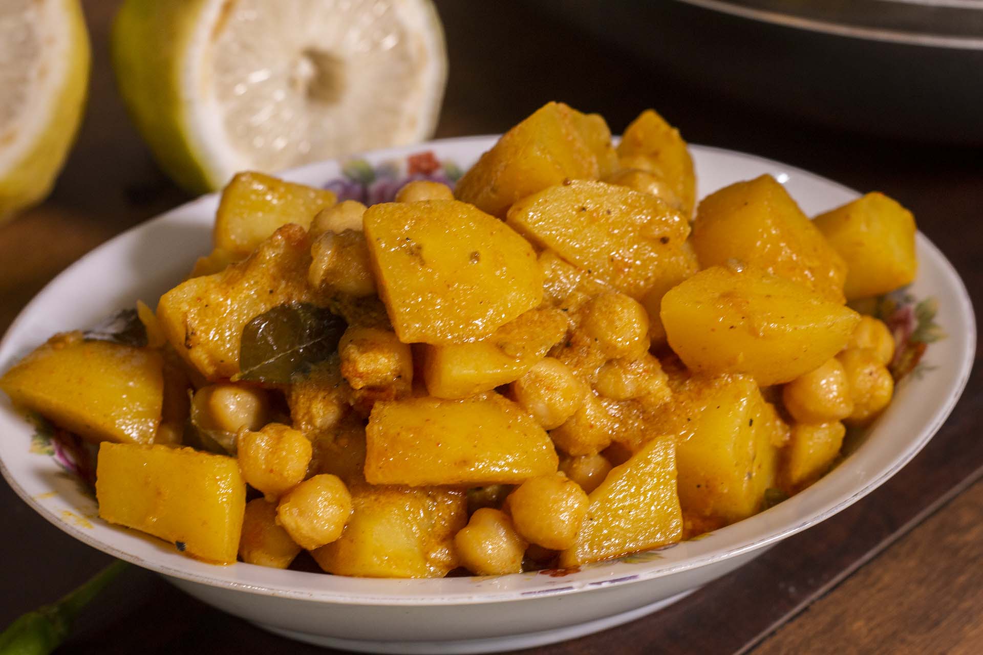 Potato Chickpea Curry