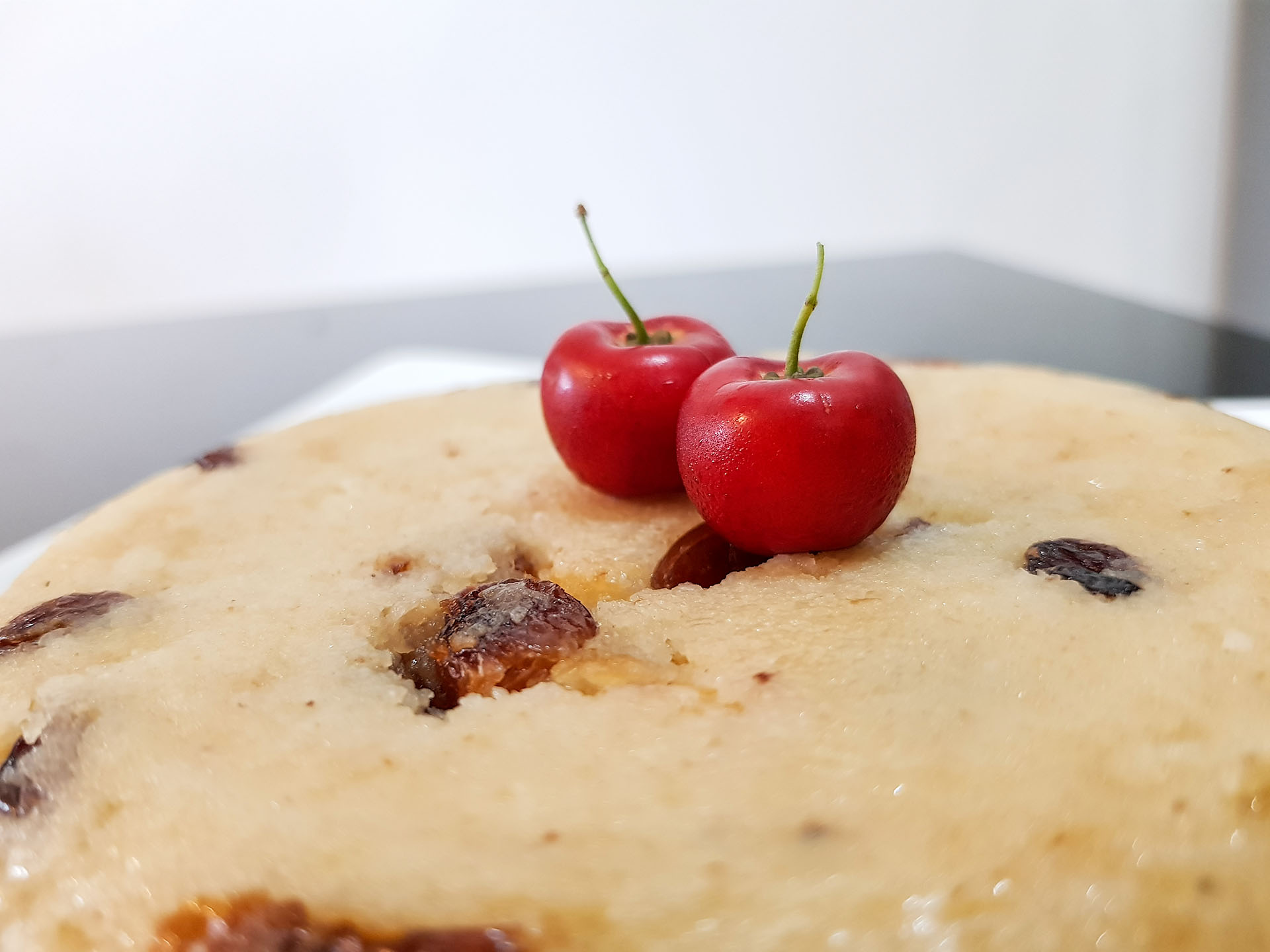 Closeup view of Semolina/Rulang Pudding