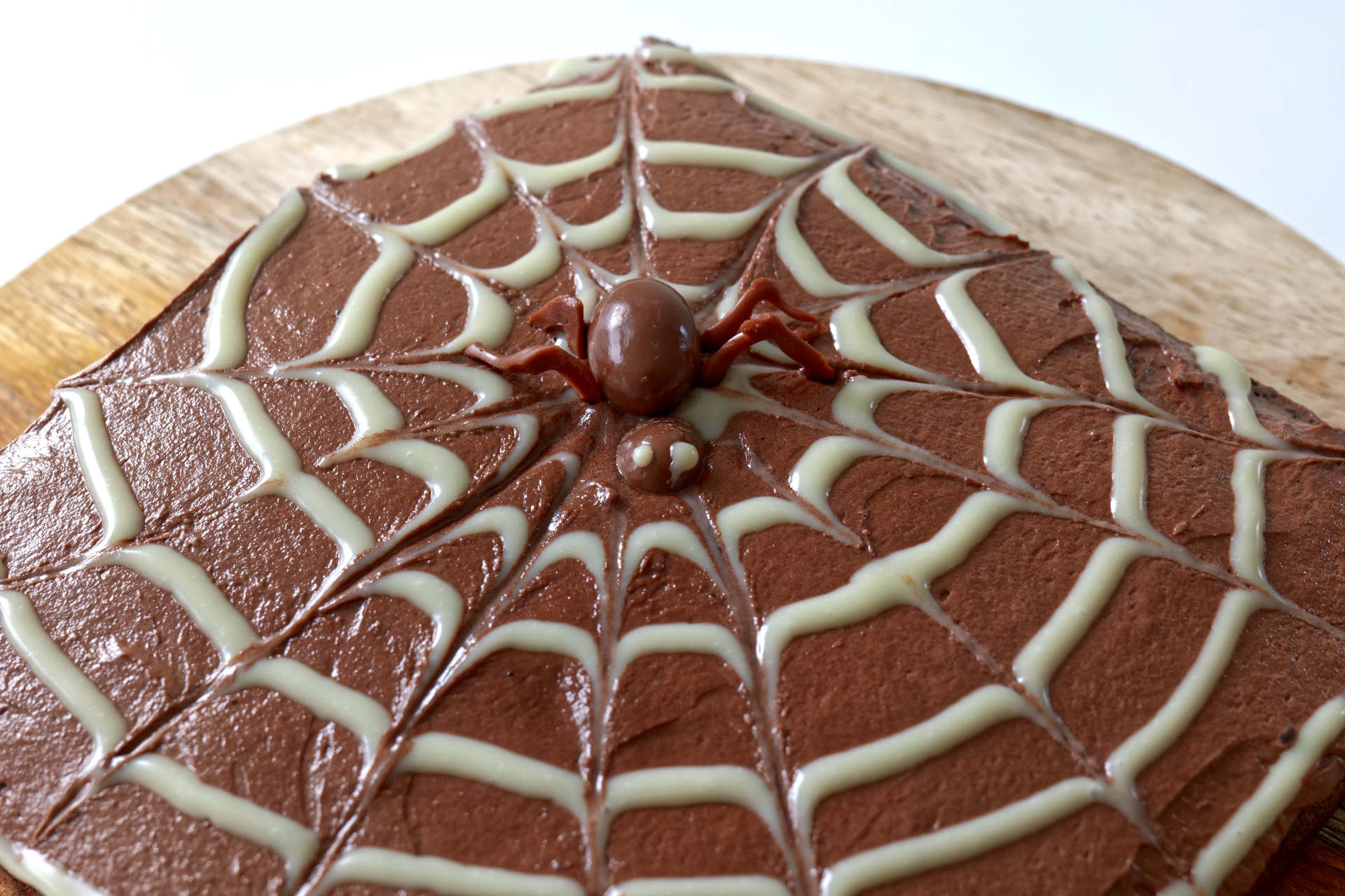 Halloween Spider Web Cake