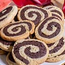Chocolate and Vanilla Swirl Cookies 