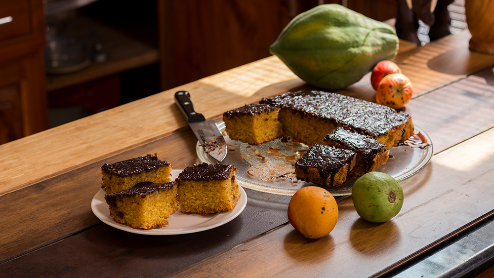 Vanilla Custard Cake