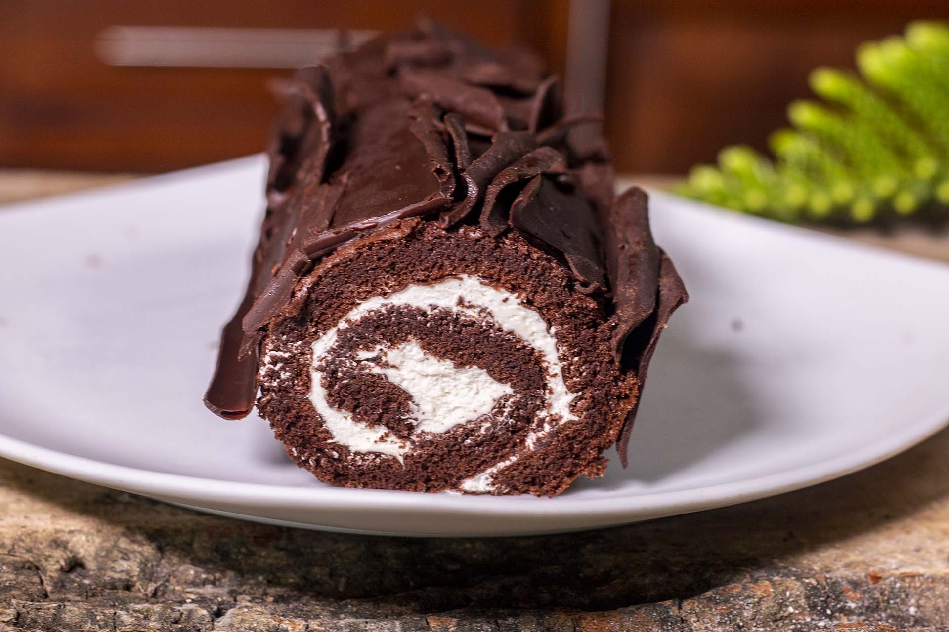 Christmas Yule Log Cake