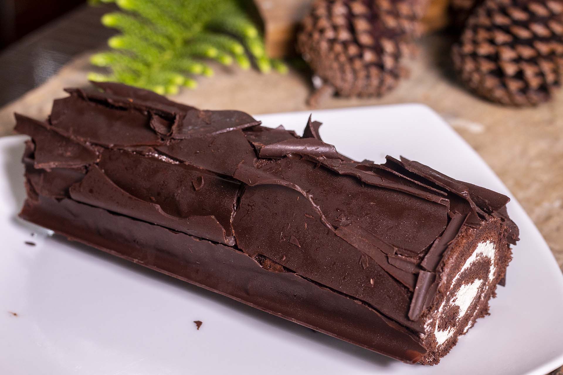 Christmas Yule Log Cake