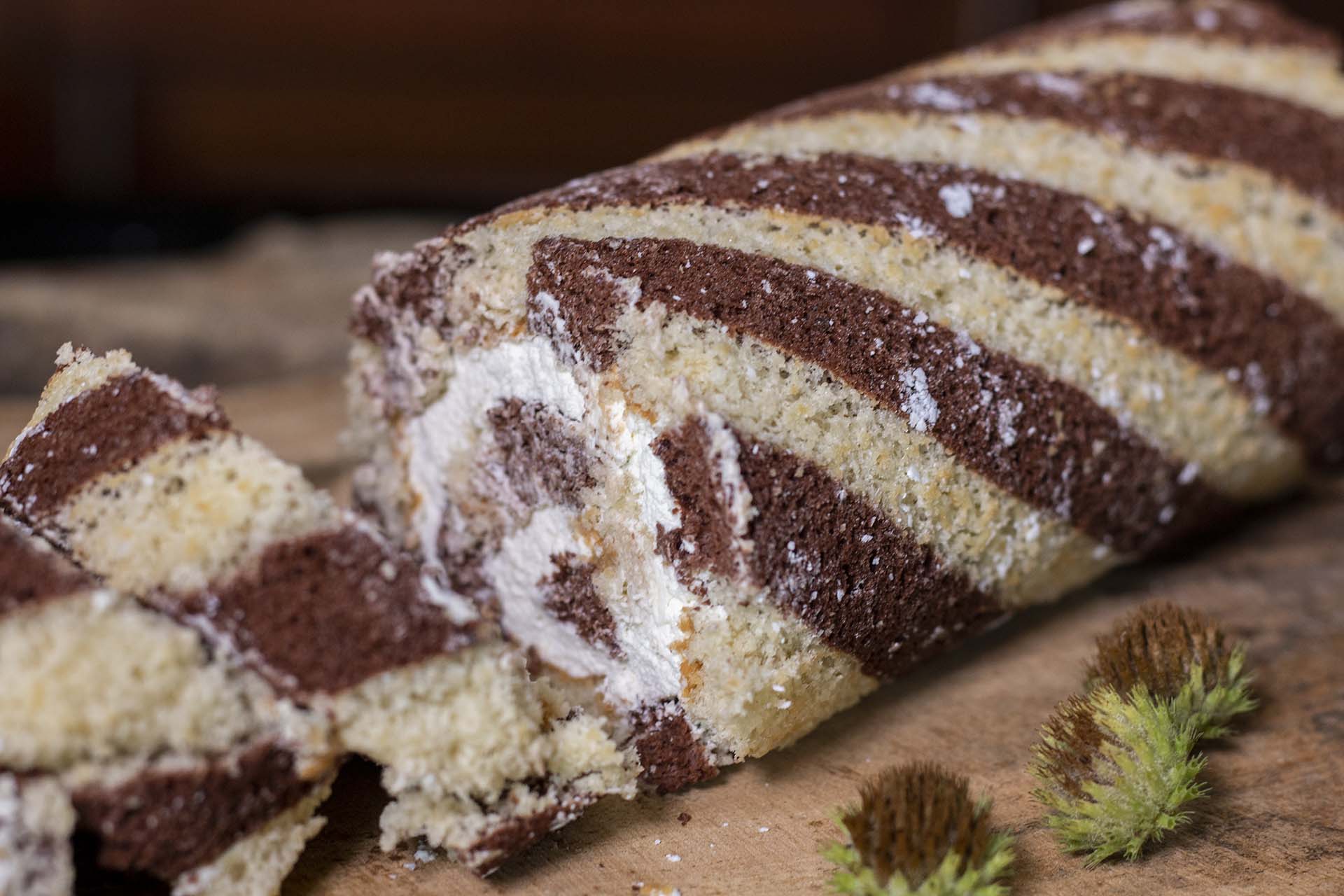 Zebra Roll Cake