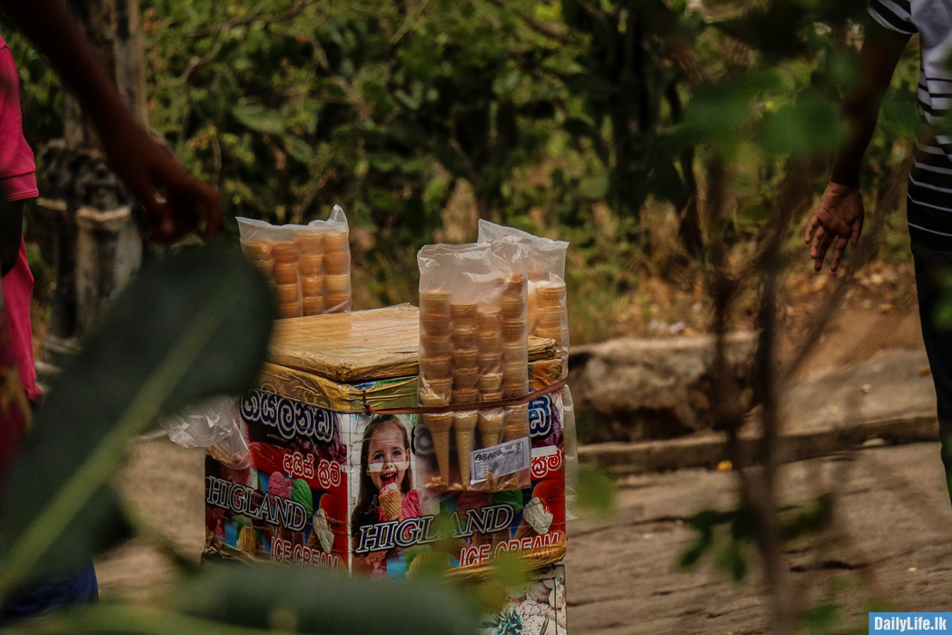 Ice Cream selling at Dambulla Rock