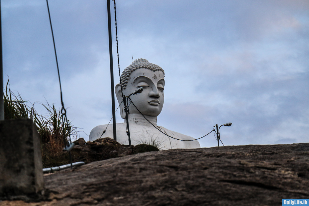 Buddha Statue on the Athugala Rock, Kurunegala, Sri Lanka